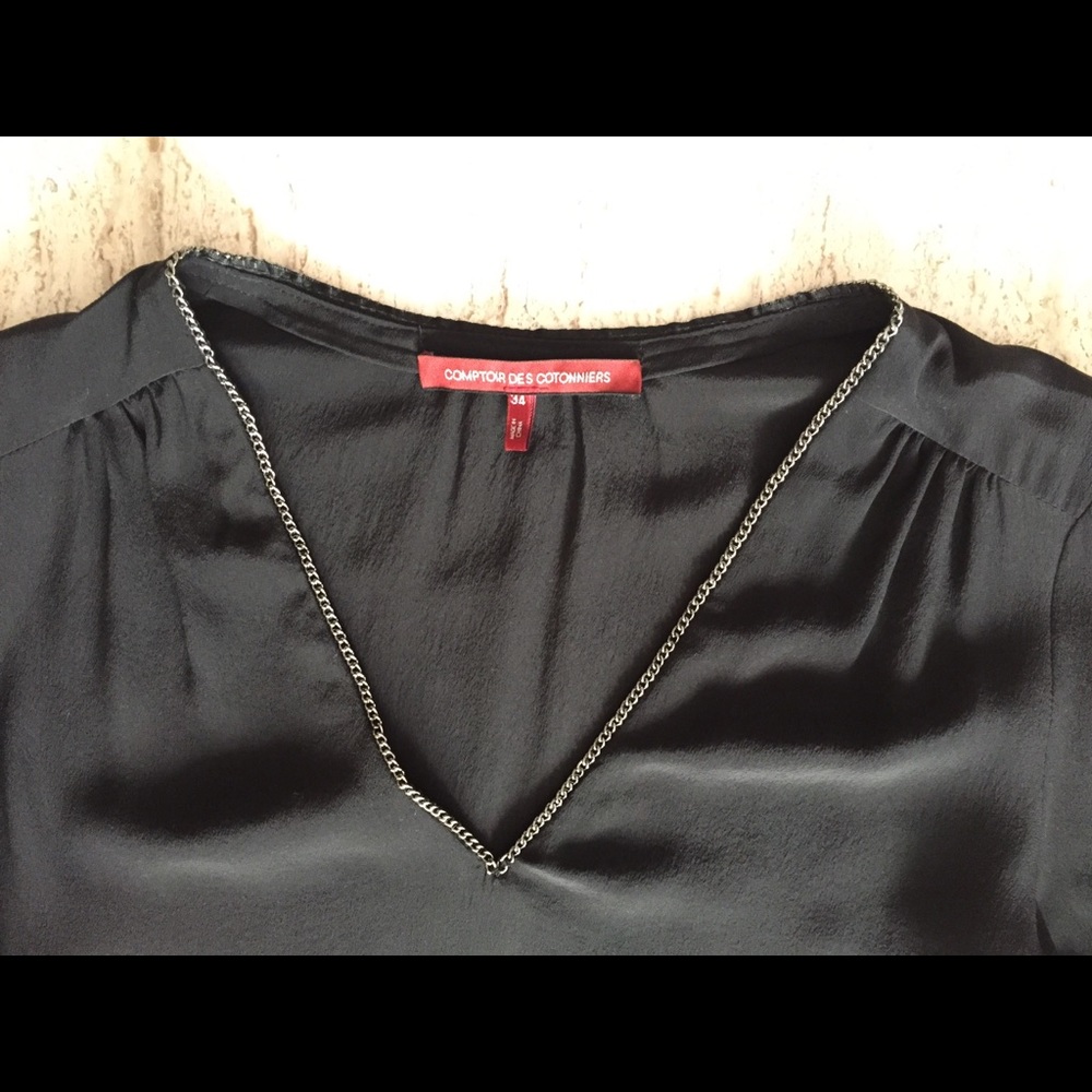 Comptoir des Cotonniers silk blouse size 34